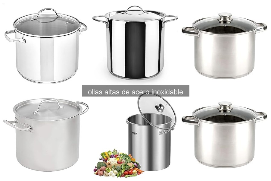 Beneficios de usar ollas altas de acero inoxidable en casa