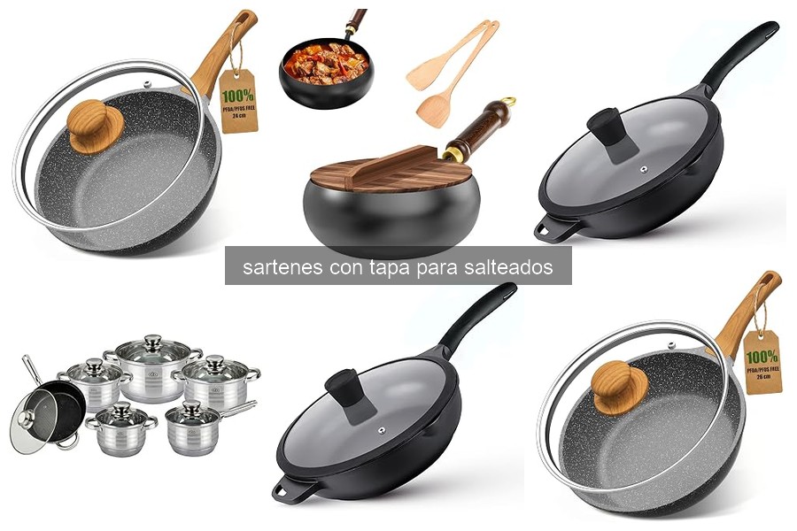 Beneficios de usar sartenes con tapa para salteados