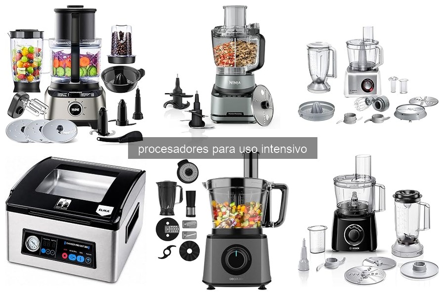 Características clave de un procesador para uso intensivo