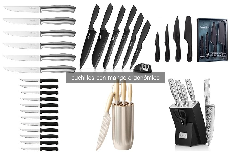Cómo cuidar cuchillos con mango ergonómico: guía práctica