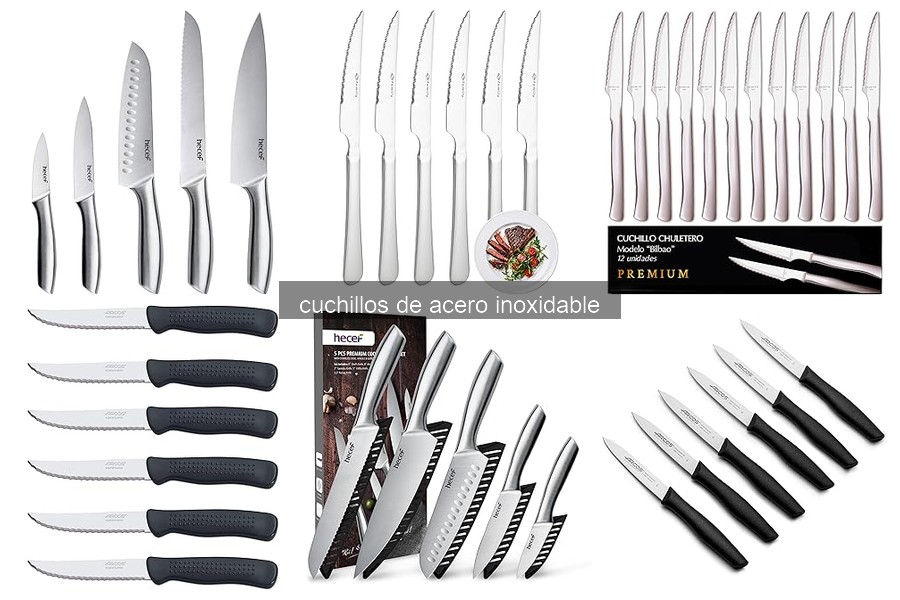 Cómo cuidar y mantener un cuchillo de acero inoxidable