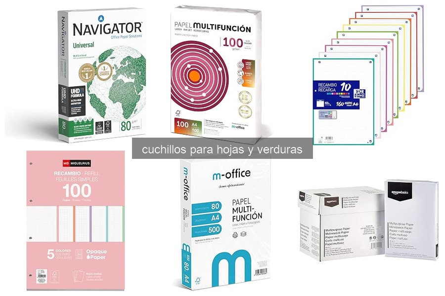 Cómo elegir cuchillos para hojas y verduras según tu cocina