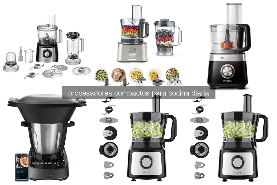 Cómo elegir el mejor procesador compacto para tu cocina