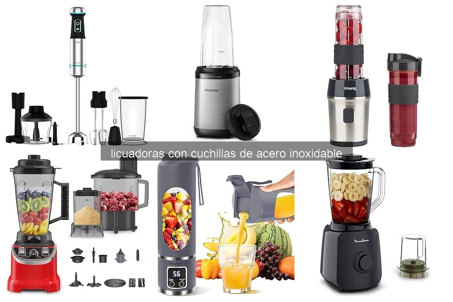 Cómo limpiar y mantener licuadoras con cuchillas de acero inoxidable