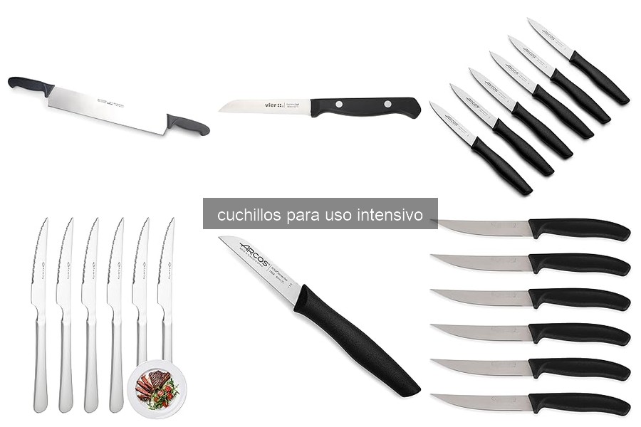 Cómo mantener y afilar cuchillos de cocina intensivos