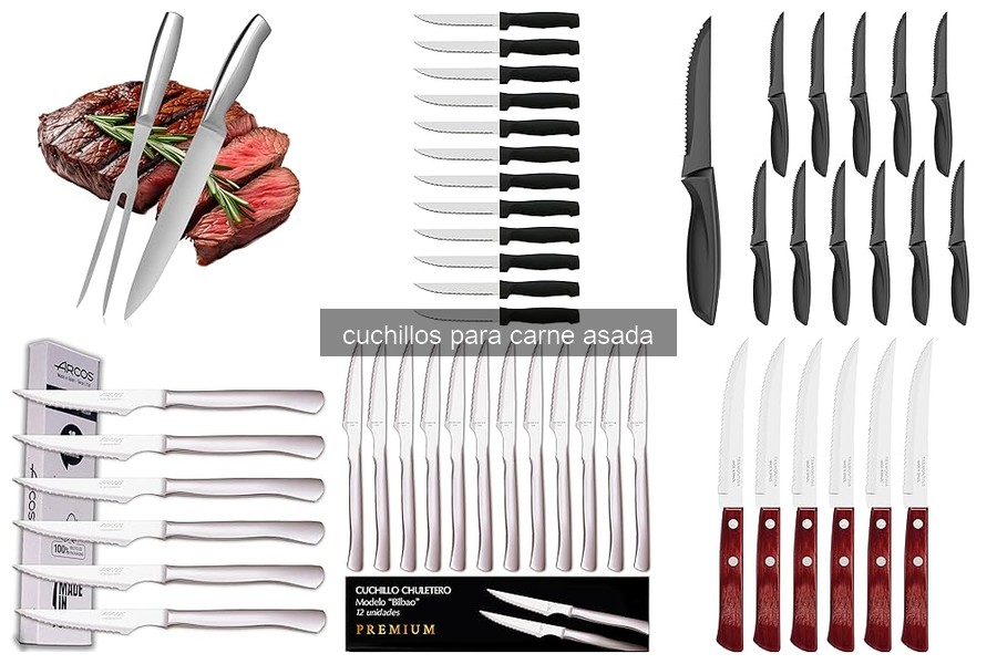 Cómo mantener y afilar un cuchillo de carne asada