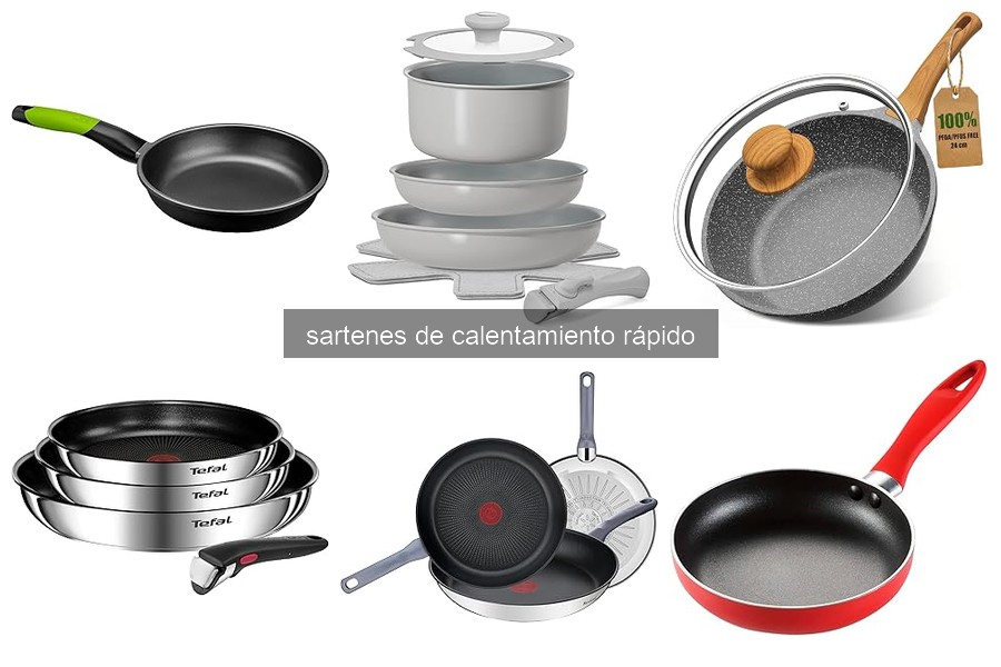 Cómo usar y mantener sartenes de calentamiento rápido