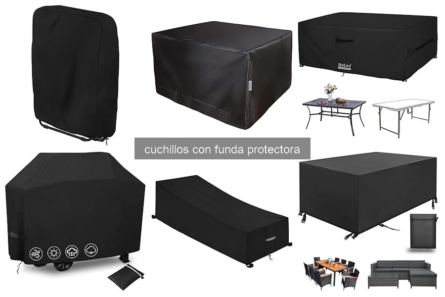 Comparativa de cuchillos con funda protectora para el hogar