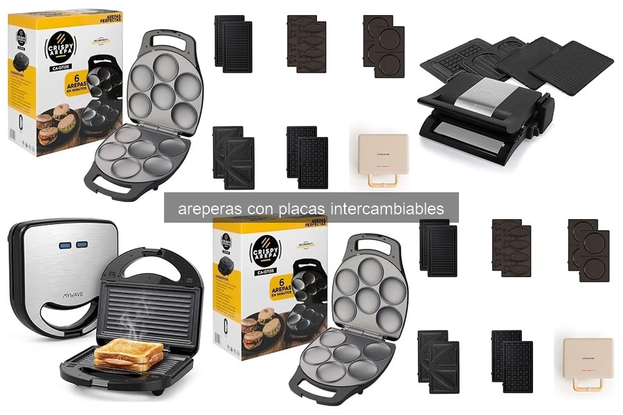 Comparativa de las mejores areperas con placas intercambiables