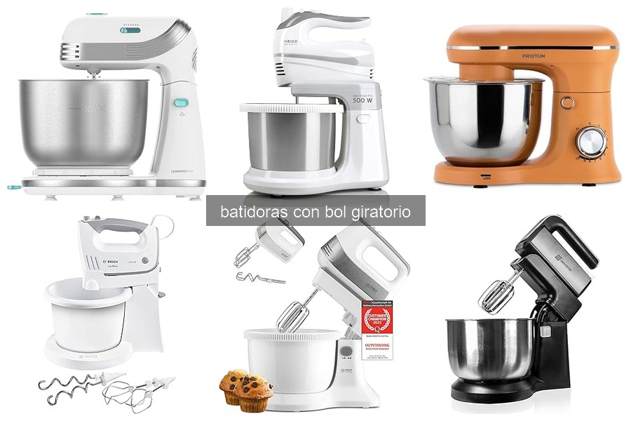 Comparativa de las Mejores Batidoras con Bol Giratorio 2026