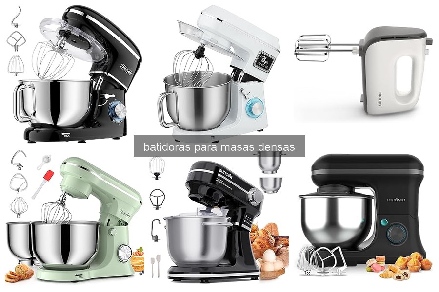 Comparativa de las Mejores Batidoras para Masas Densas