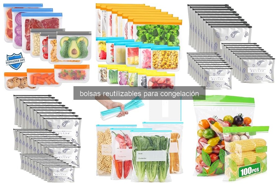 Comparativa de las Mejores Bolsas Reutilizables para Congelación