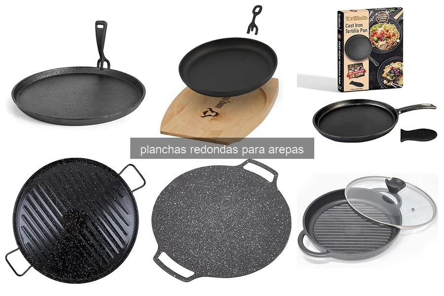 Comparativa de las Mejores Planchas Redondas para Arepas 2026