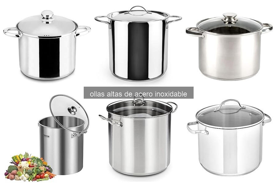 Comparativa de ollas altas de acero inoxidable en 2026