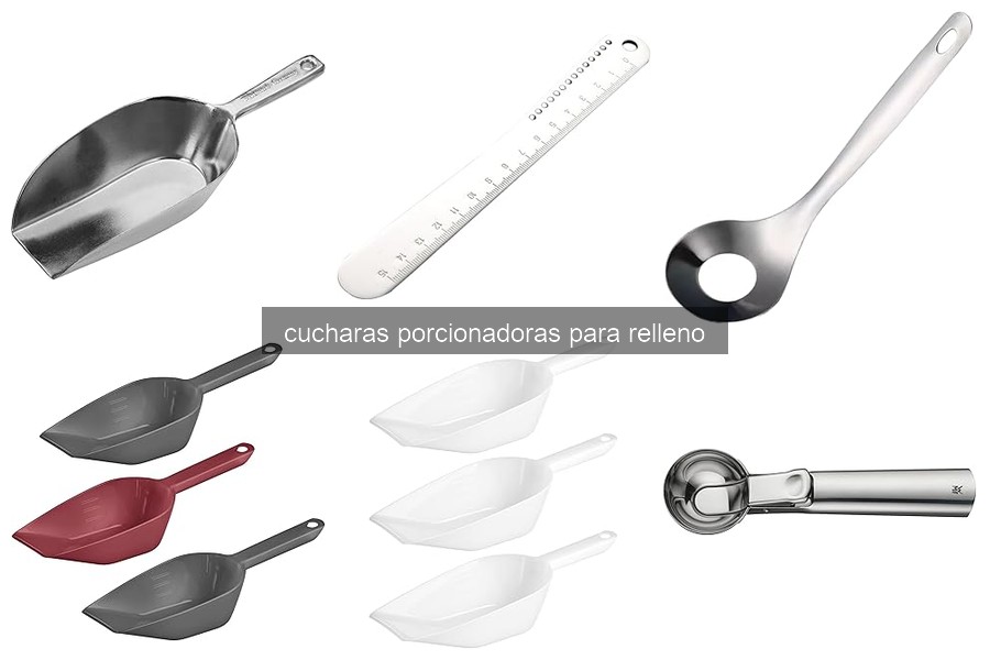 Errores comunes al usar cucharas porcionadoras para relleno