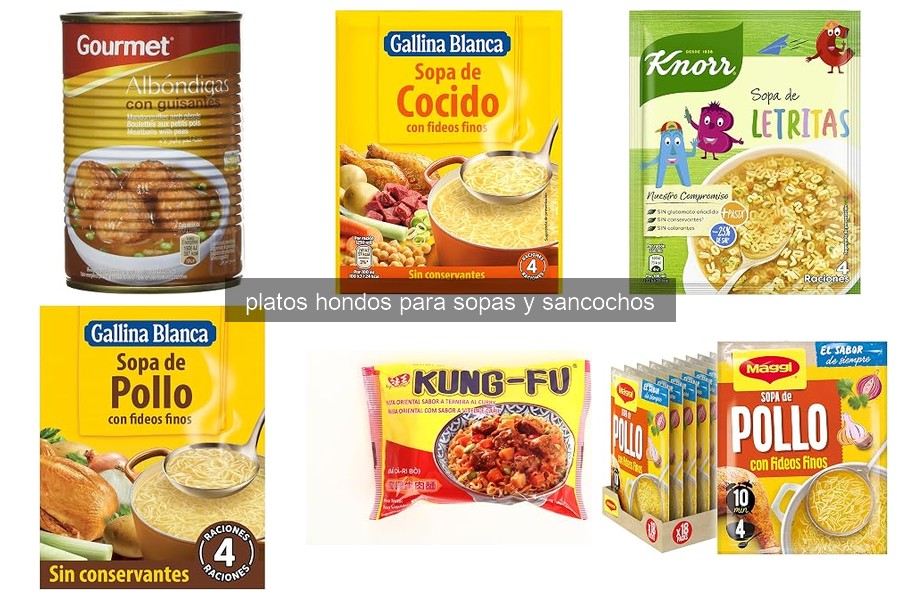Guía para elegir platos hondos para sopas y sancochos