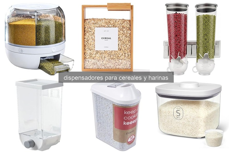 Guía para instalar y mantener dispensadores de cereales y harinas