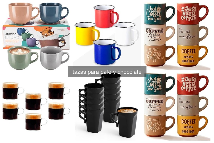 Las mejores tazas para café y chocolate de uso diario