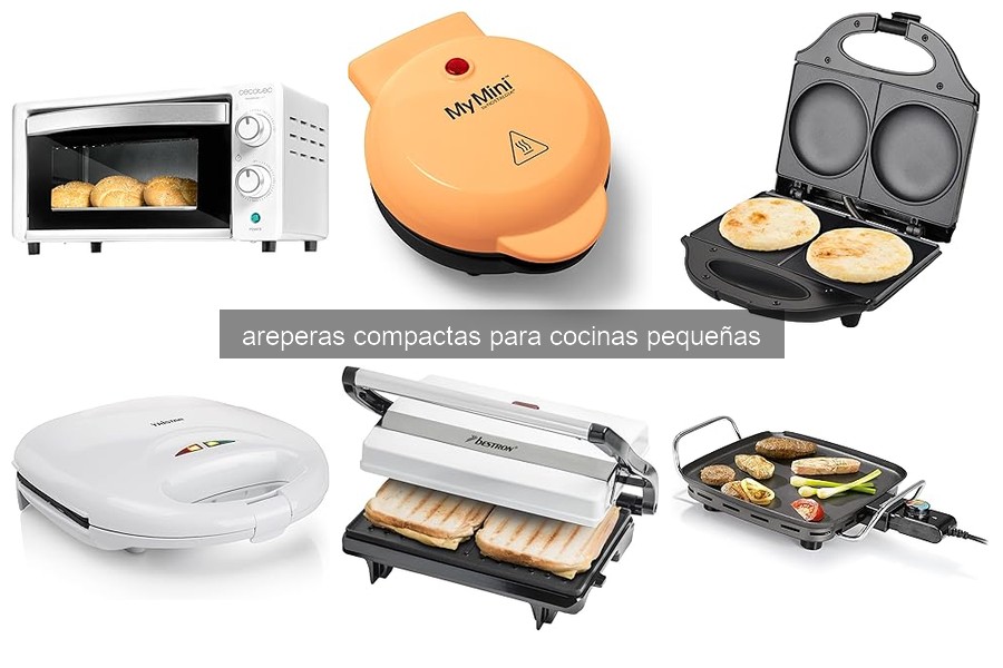 Mejores areperas compactas para cocinas pequeñas en 2026