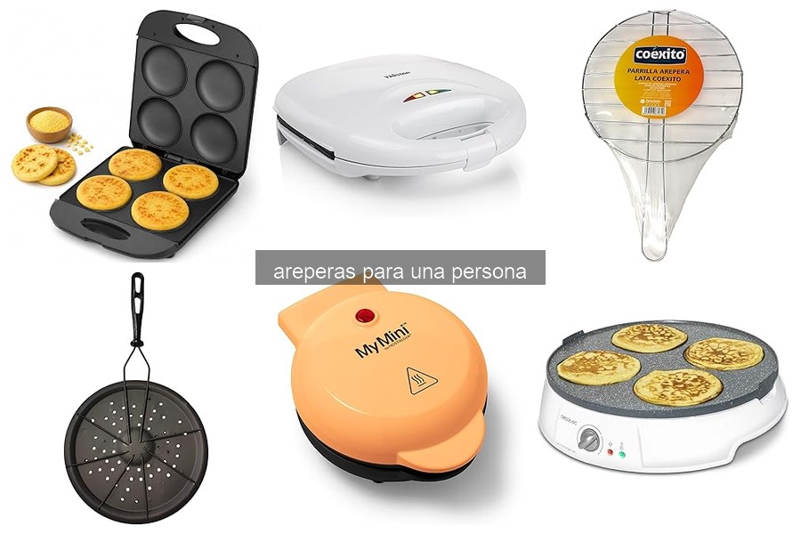 Mejores areperas para una persona: compara modelos en 2026