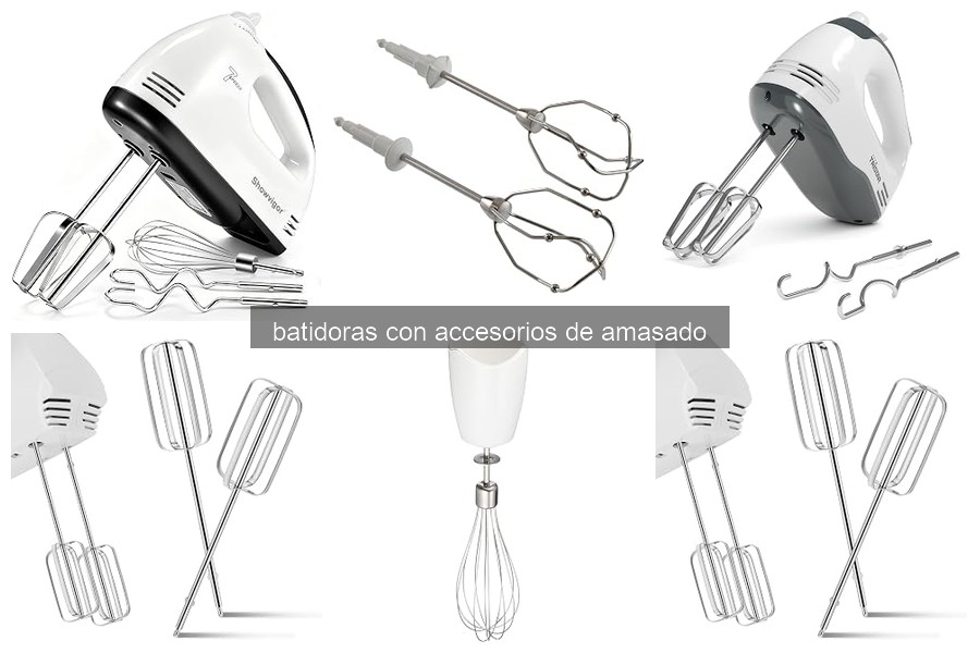 Mejores batidoras con accesorios de amasado para hacer pan