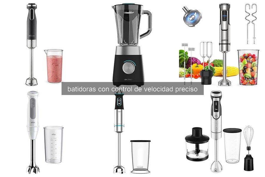 Mejores batidoras con control de velocidad para cocina venezolana