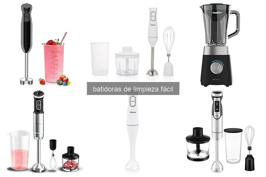 Mejores batidoras de limpieza fácil para tu cocina en 2026