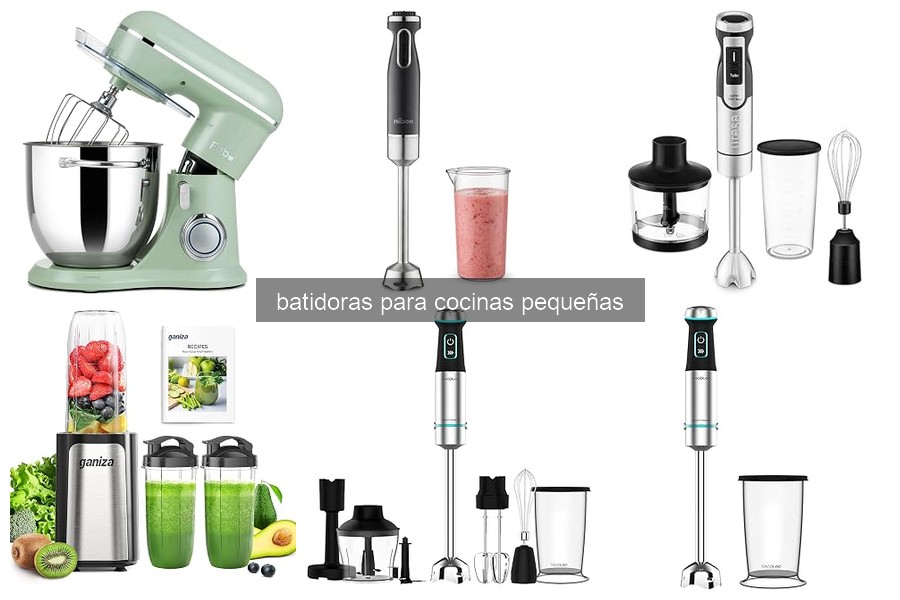 Mejores batidoras para cocinas pequeñas en 2026