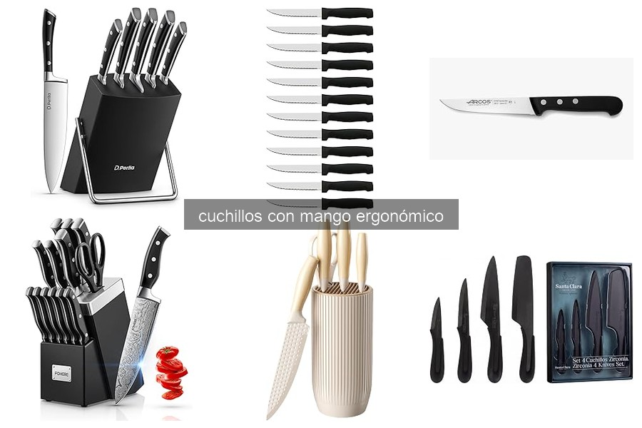 Mejores cuchillos con mango ergonómico en Amazon 2026