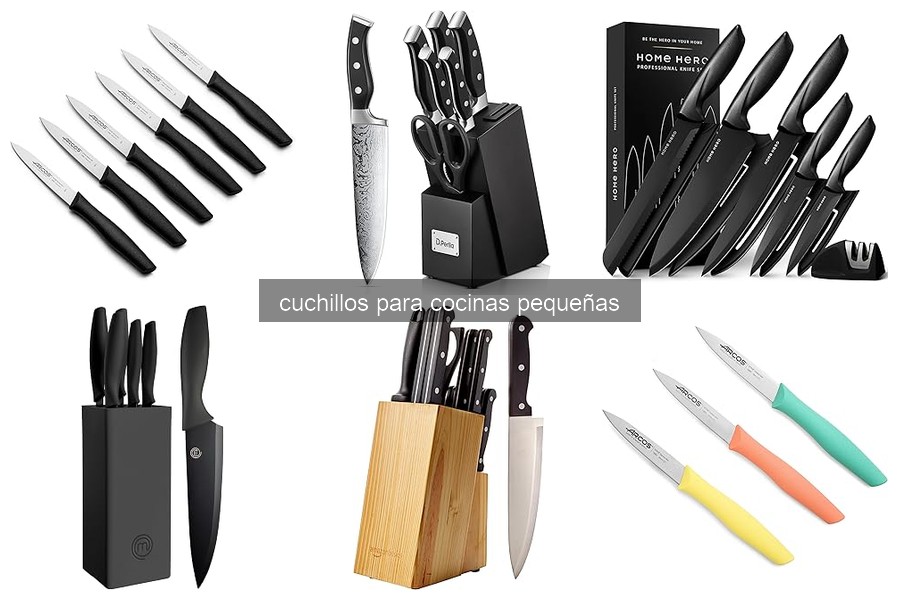 Mejores cuchillos para cocinas pequeñas: comparativa 2026