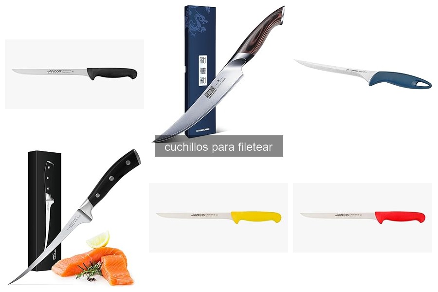 Mejores cuchillos para filetear: comparativa de 2026