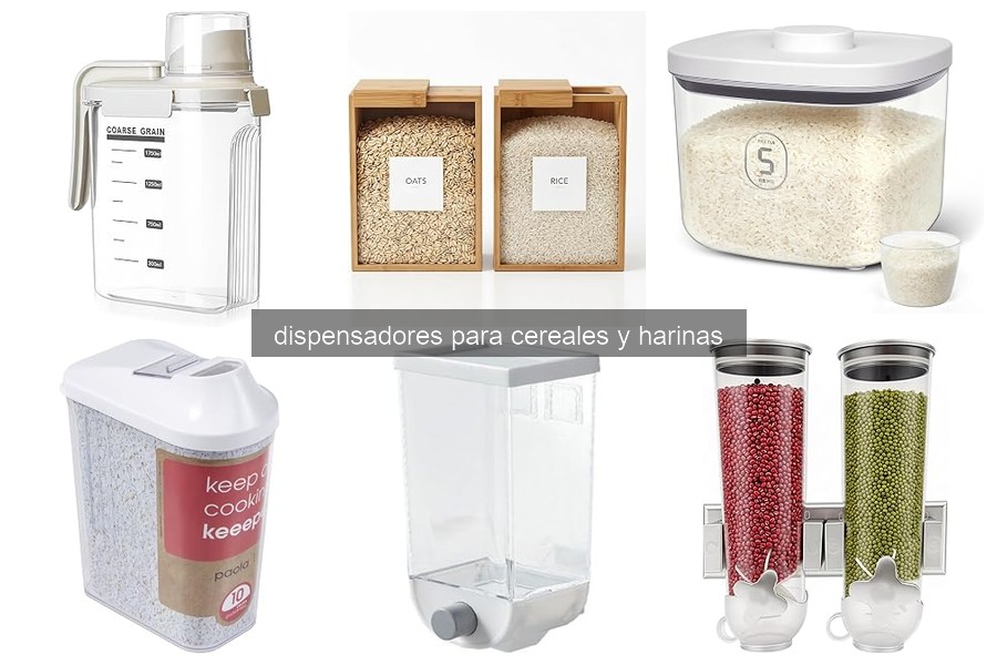 Mejores dispensadores para cereales y harinas en 2026