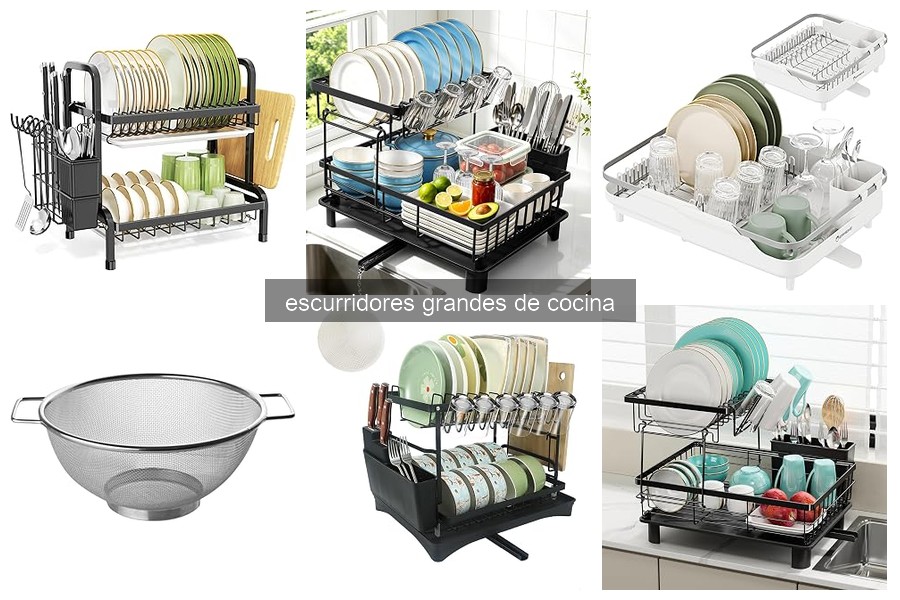 Mejores escurridores grandes de cocina en 2026