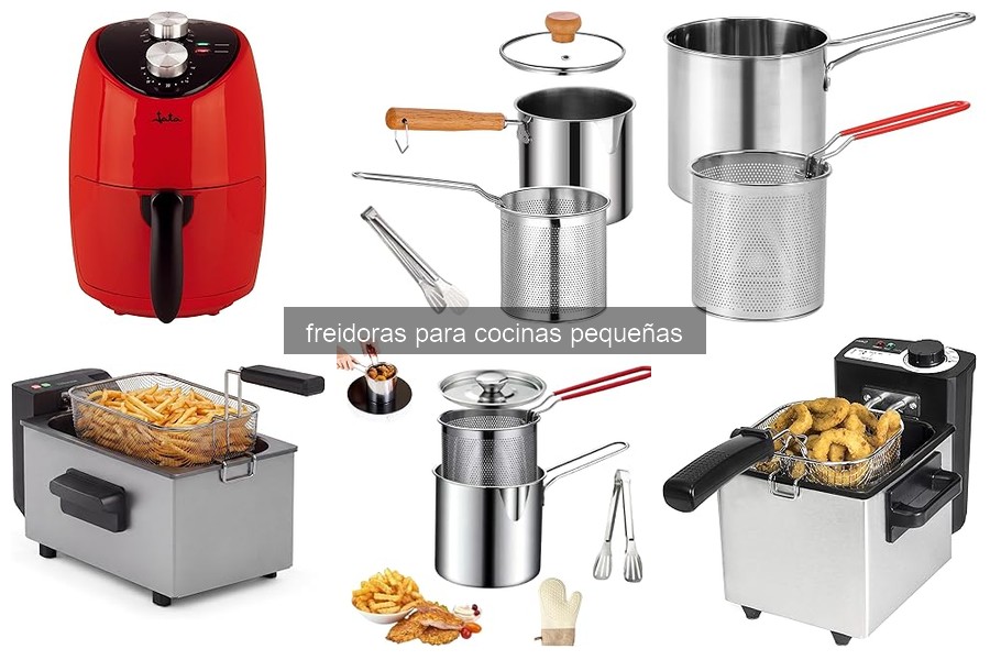 Mejores freidoras para cocinas pequeñas: comparativa 2026