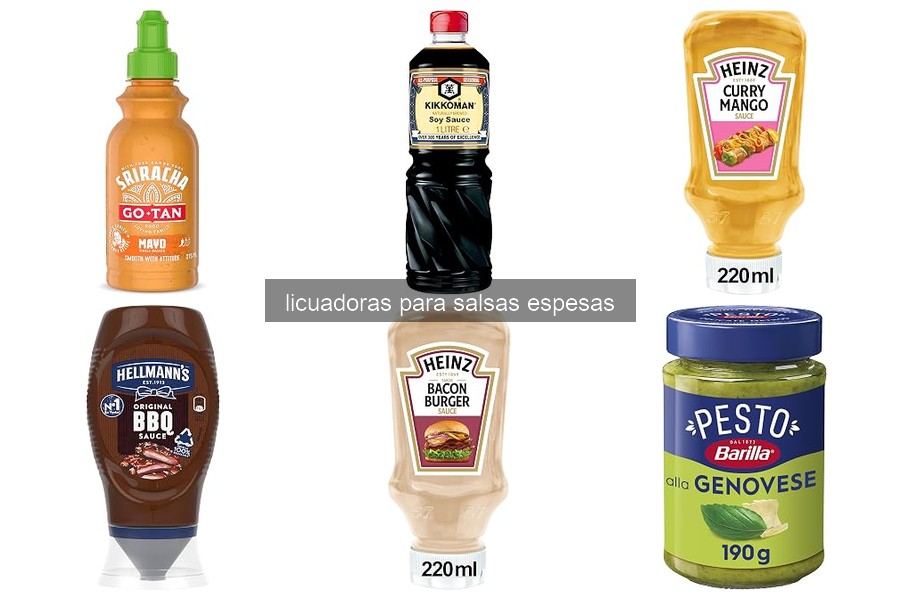 Mejores licuadoras para salsas espesas: comparativa 2026