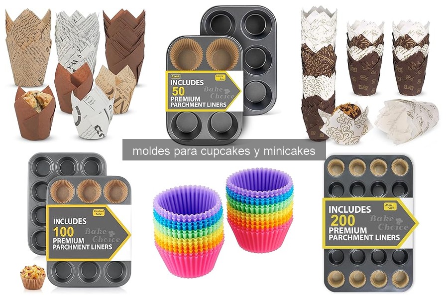 Mejores moldes para cupcakes y minicakes en Amazon 2026