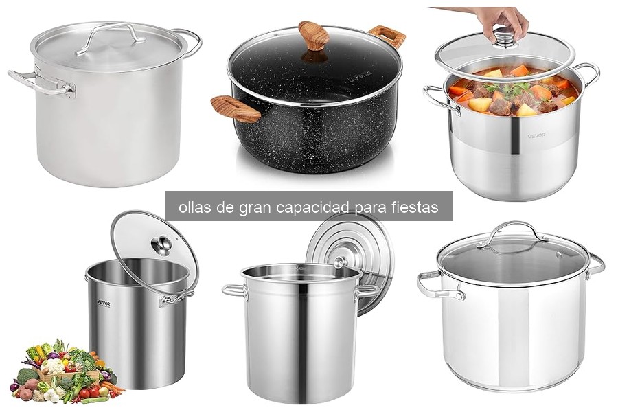 Mejores ollas de gran capacidad para fiestas en 2026