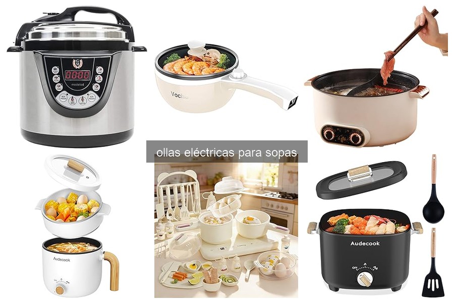 Mejores ollas eléctricas para sopas en 2026: comparativa