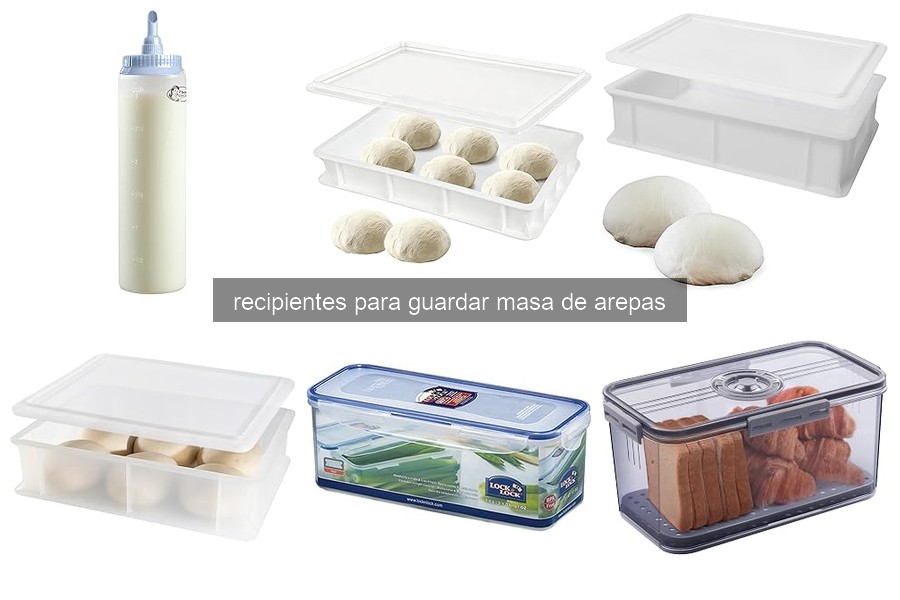 Mejores recipientes para guardar masa de arepas en 2026