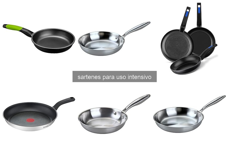 Mejores sartenes para uso intensivo en cocina 2026