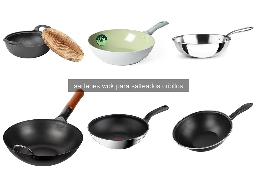 Mejores sartenes wok para salteados criollos en 2026