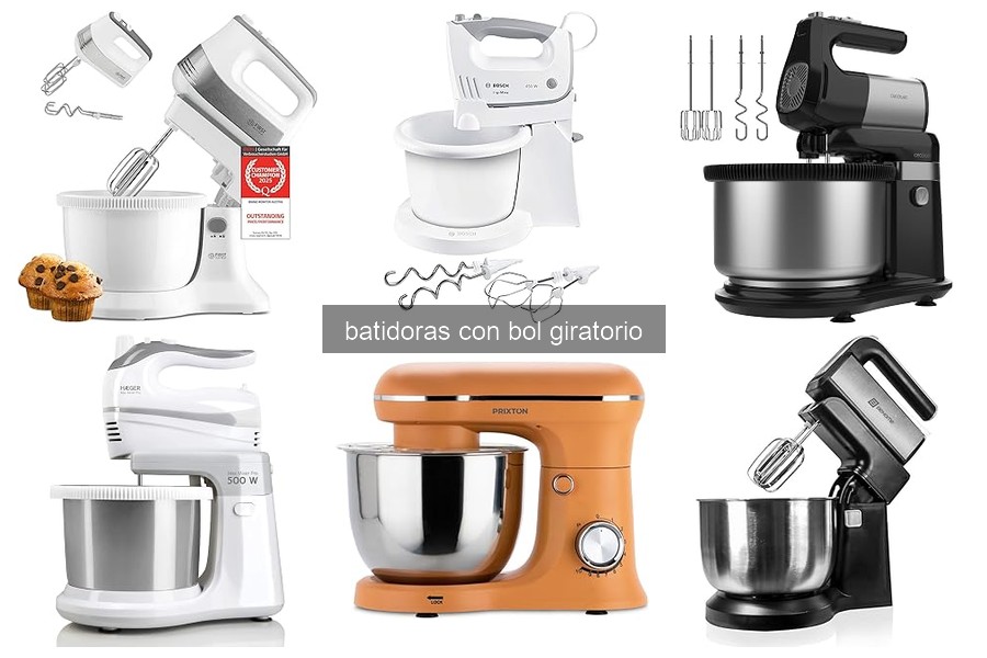Problemas comunes con batidoras con bol giratorio y soluciones
