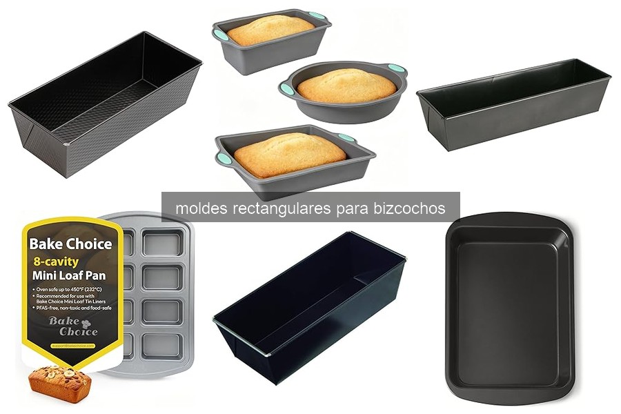 Problemas comunes con moldes rectangulares para bizcochos