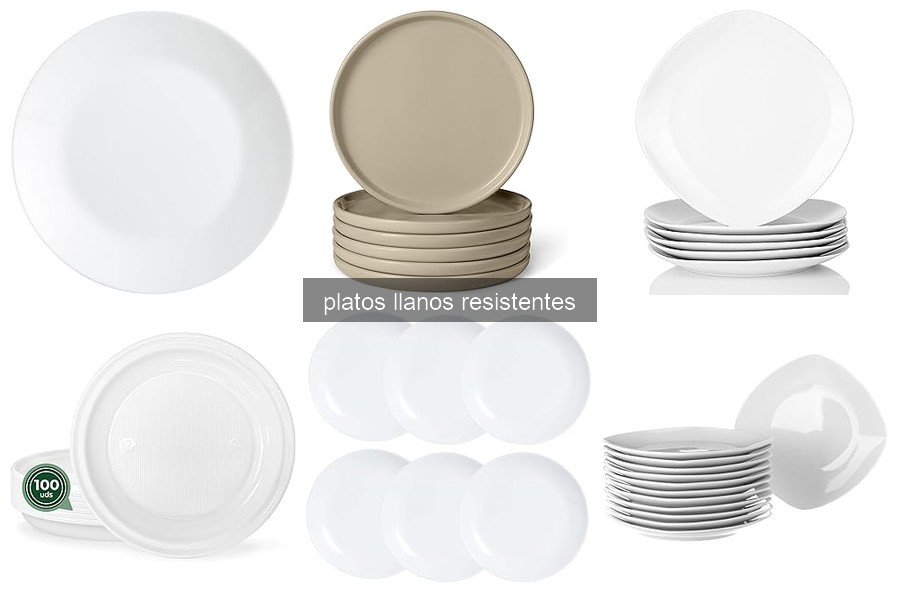 Problemas comunes con platos llanos resistentes y soluciones