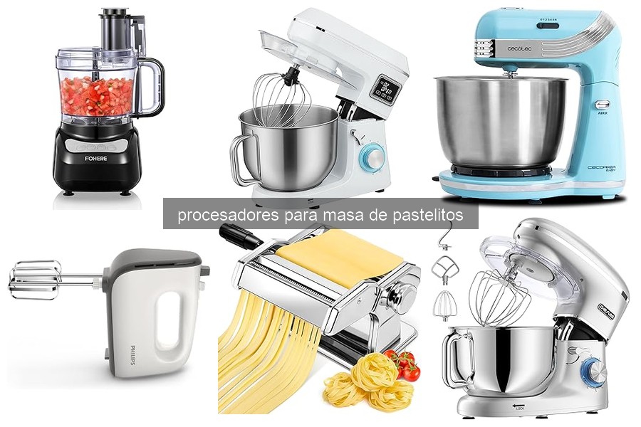 Problemas comunes con procesadores para masa de pastelitos