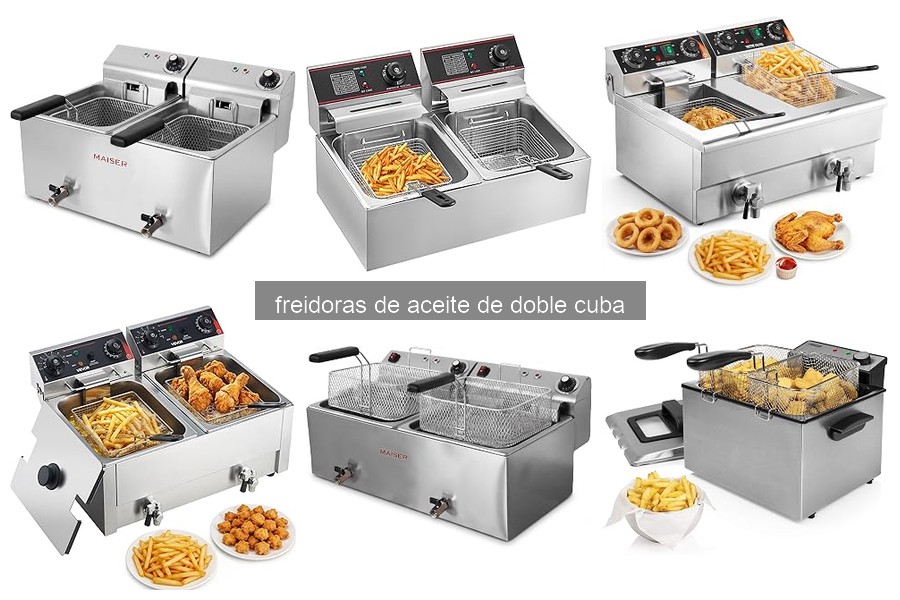 Problemas comunes de freidoras de aceite de doble cuba