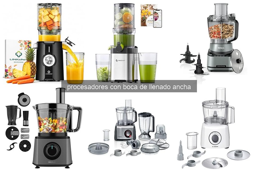 Problemas comunes del procesador con boca ancha y soluciones