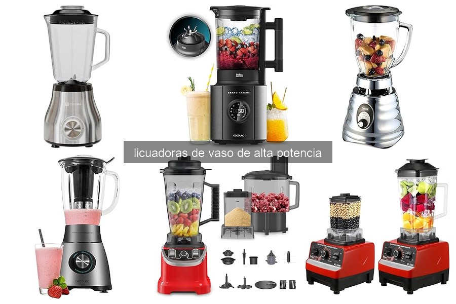 Problemas y soluciones de licuadoras de vaso de alta potencia