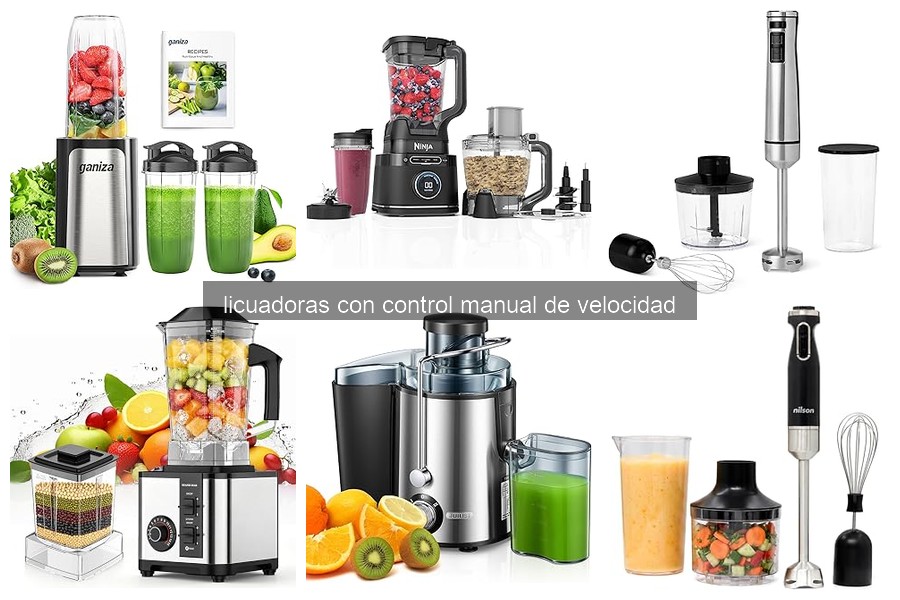 Problemas y soluciones en licuadoras de control manual