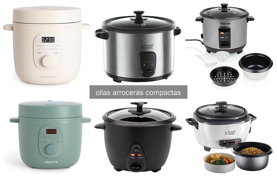 ¿Qué es una olla arrocera compacta y cómo funciona?